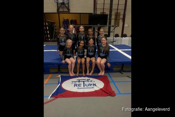 RETURN schittert op NK Groepsspringen in Nijverdal